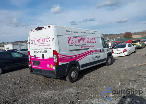 2020 Ram Promaster 2500 High Roof 159 Wb from USA, damaged, VIN 3C6TRVDG8LE139500